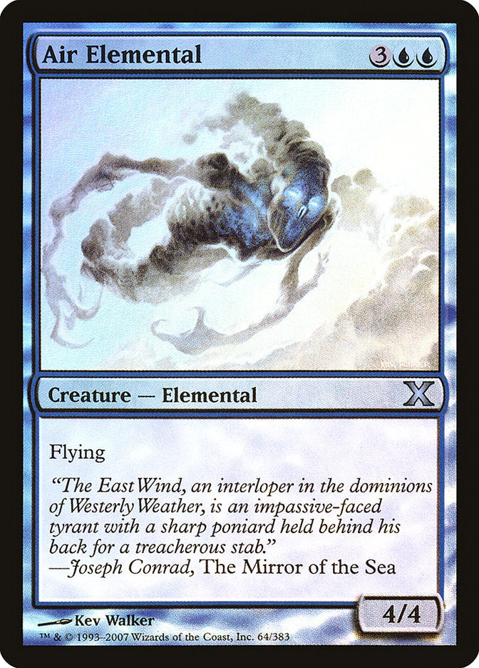 Air Elemental - (Foil): Tenth Edition