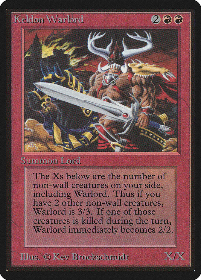 Keldon Warlord: Limited Edition Beta