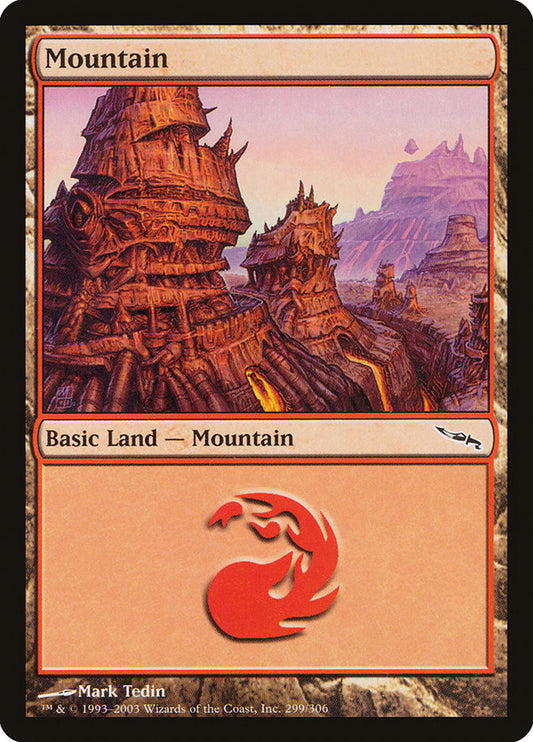 Mountain (#299): Mirrodin