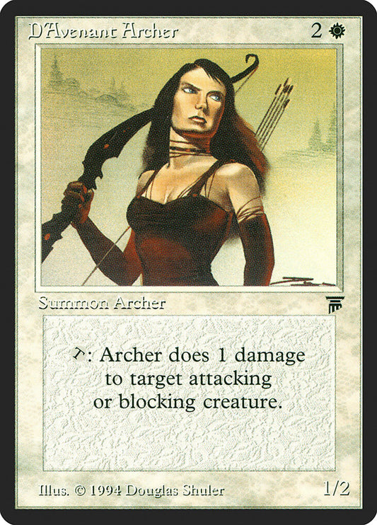 D'Avenant Archer: Legends