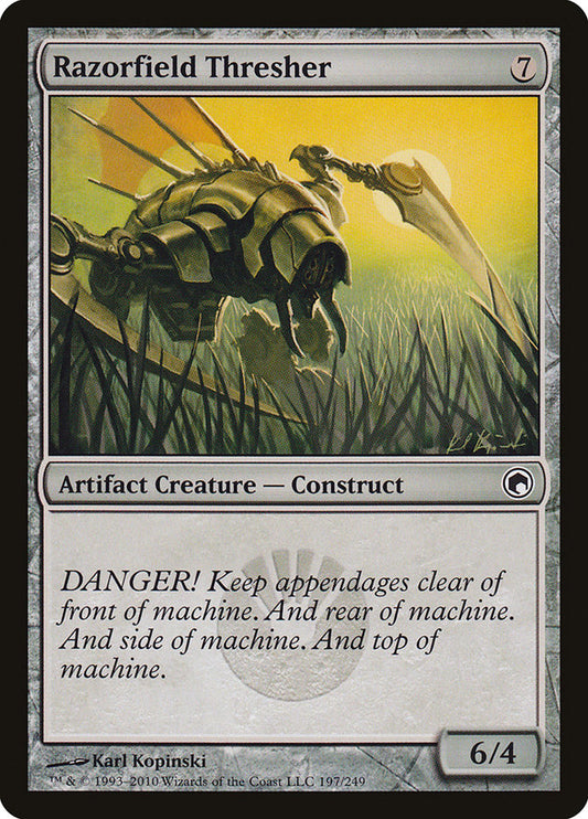 Razorfield Thresher: Scars of Mirrodin