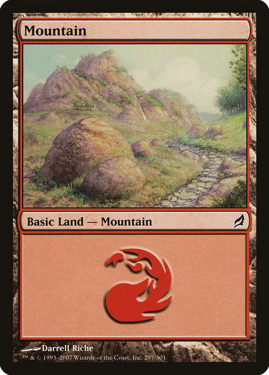 Mountain (#297) - (Foil): Lorwyn