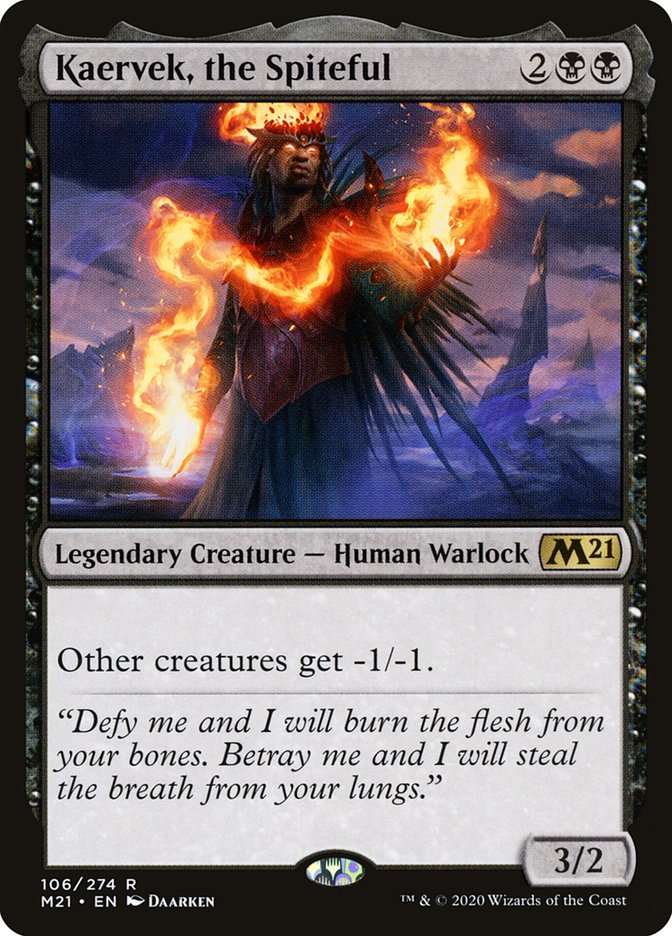 Kaervek, the Spiteful: Core Set 2021