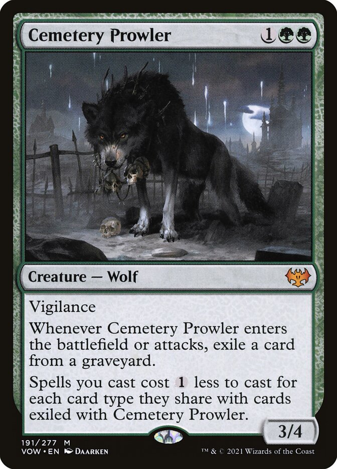 Cemetery Prowler - (Foil): Innistrad: Crimson Vow