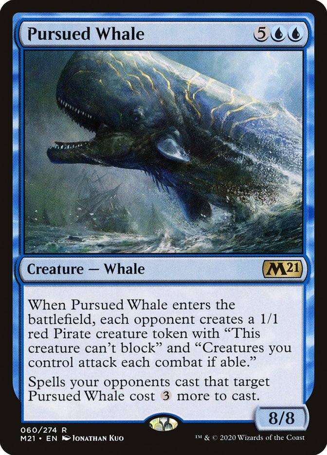 Pursued Whale - (Foil): Core Set 2021