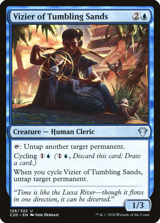 Vizier of Tumbling Sands: Commander 2020