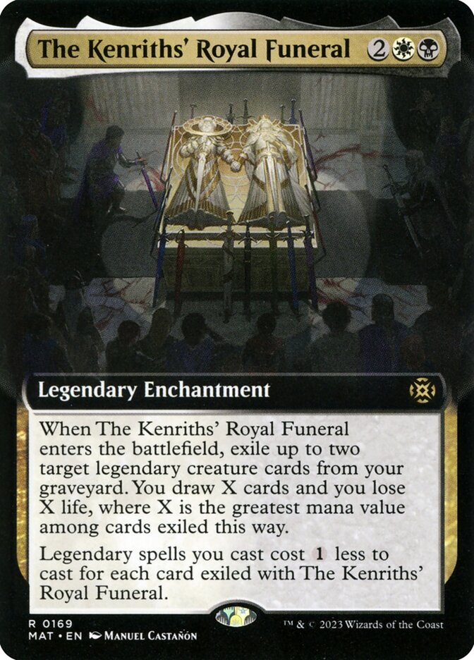 The Kenriths' Royal Funeral (Extended Art) - (Foil): March of the Machine: The Aftermath