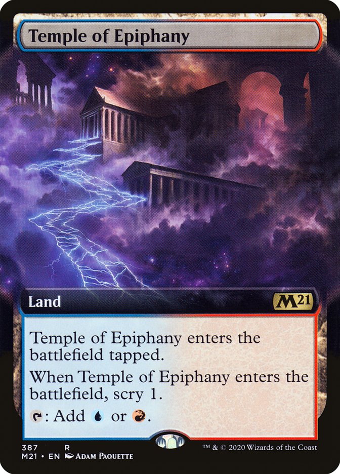 Temple of Epiphany (Extended Art) - (Foil): Core Set 2021