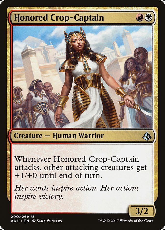 Honored Crop-Captain - (Foil): Amonkhet