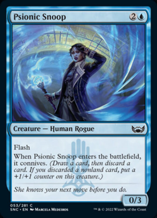 Psionic Snoop - (Foil): Streets of New Capenna