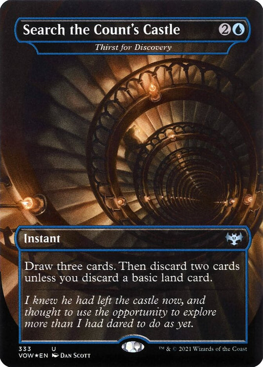 Thirst for Discovery (Search the Count's Castle) (Dracula Series) - (Foil): Innistrad: Crimson Vow