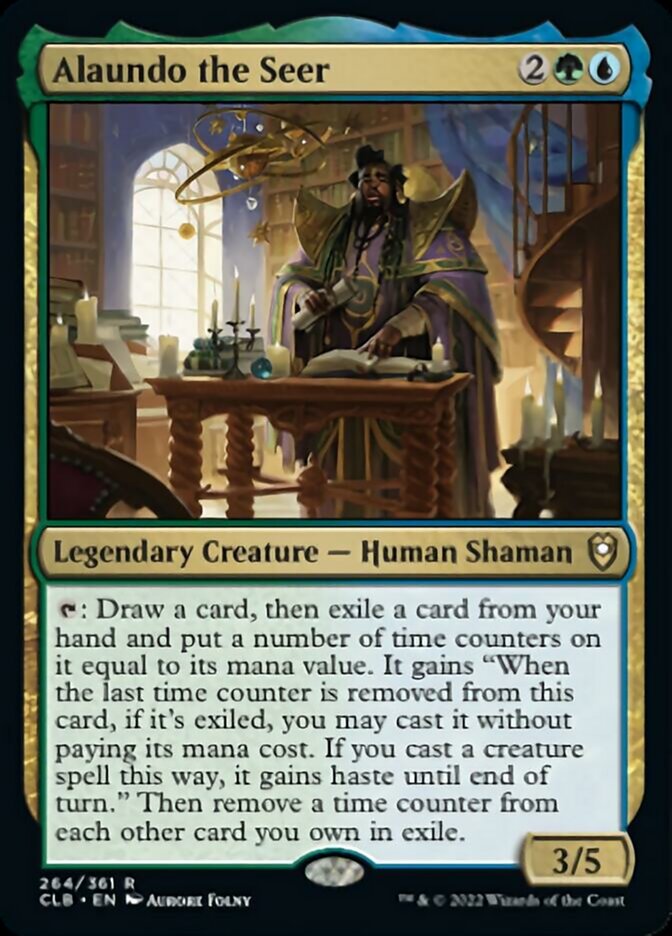Alaundo the Seer - (Foil): Commander Legends: Battle for Baldur's Gate