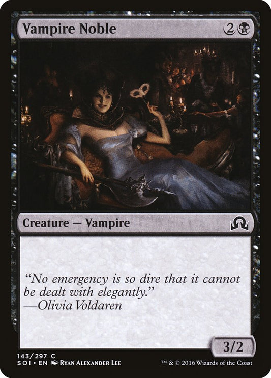 Vampire Noble - (Foil): Shadows over Innistrad