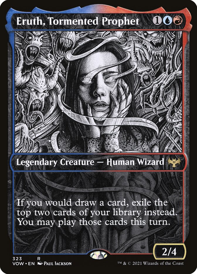 Eruth, Tormented Prophet (Showcase) - (Foil): Innistrad: Crimson Vow