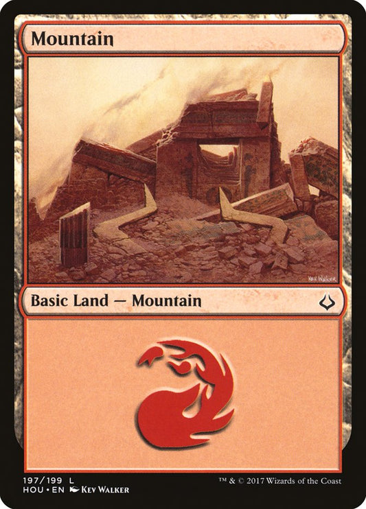 Mountain (#197) - (Foil): Hour of Devastation