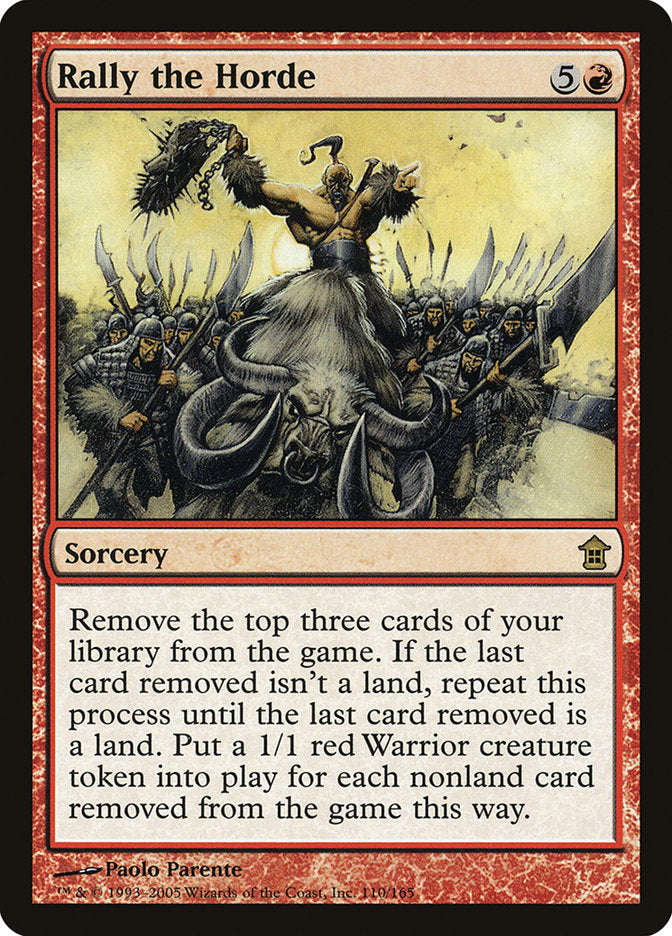 Rally the Horde - (Foil): Saviors of Kamigawa
