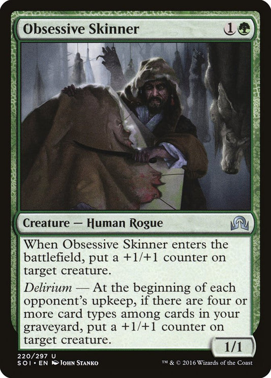 Obsessive Skinner - (Foil): Shadows over Innistrad