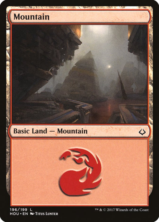 Mountain (#196) - (Foil): Hour of Devastation
