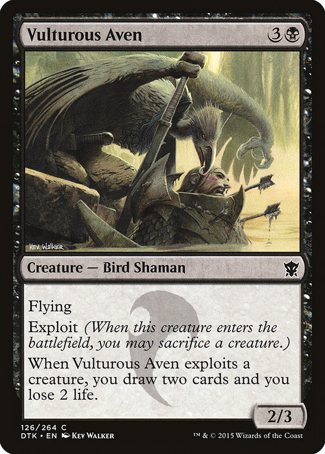 Vulturous Aven: Dragons of Tarkir
