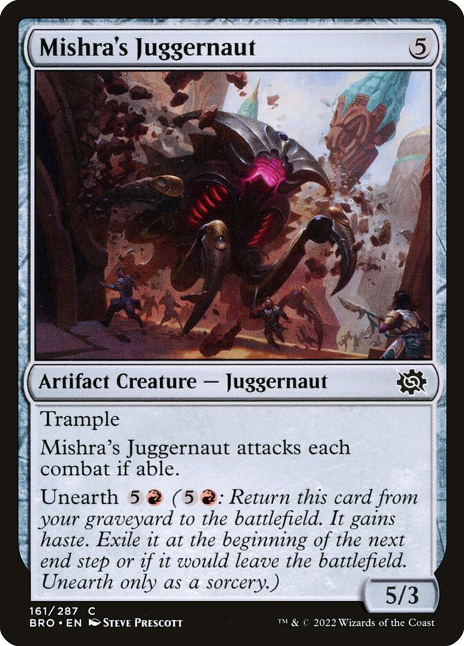 Mishra's Juggernaut - (Foil): The Brothers' War