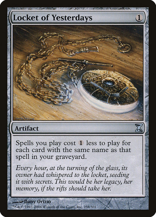 Locket of Yesterdays - (Foil): Time Spiral
