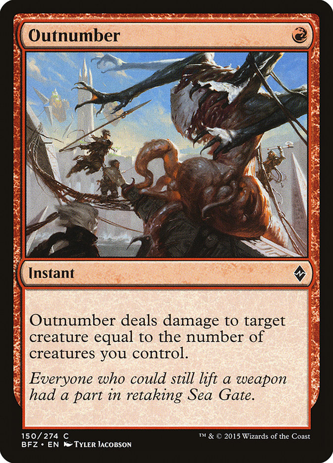 Outnumber - (Foil): Battle for Zendikar