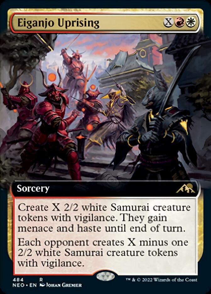 Eiganjo Uprising (Extended Art): Kamigawa: Neon Dynasty