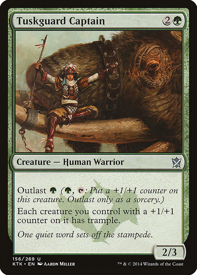 Tuskguard Captain - (Foil): Khans of Tarkir