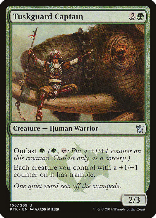 Tuskguard Captain - (Foil): Khans of Tarkir