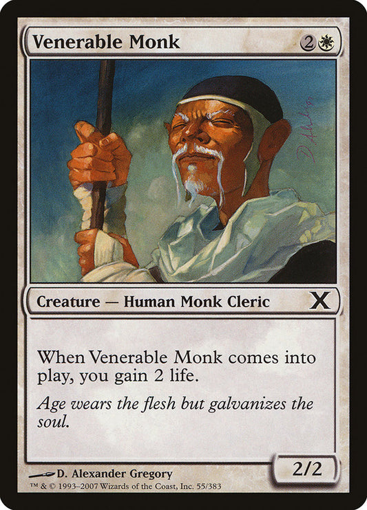 Venerable Monk - (Foil): Tenth Edition