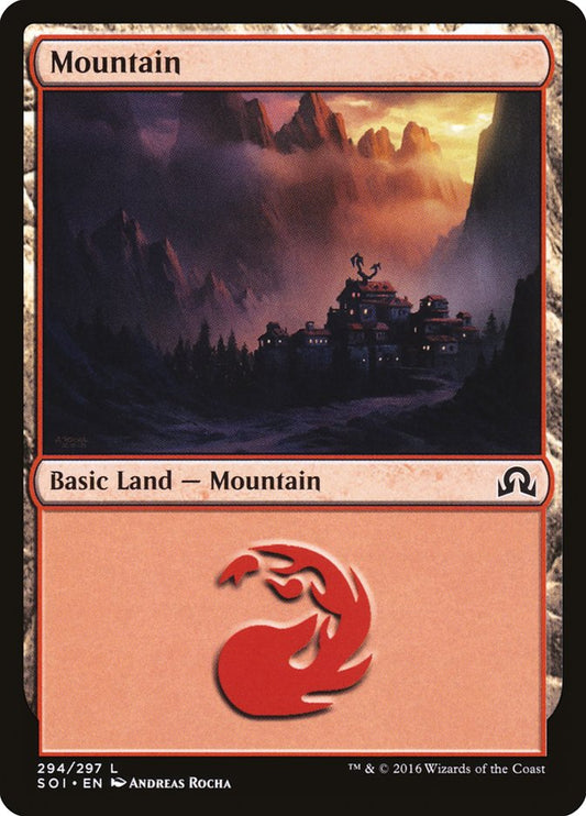 Mountain (#294): Shadows over Innistrad