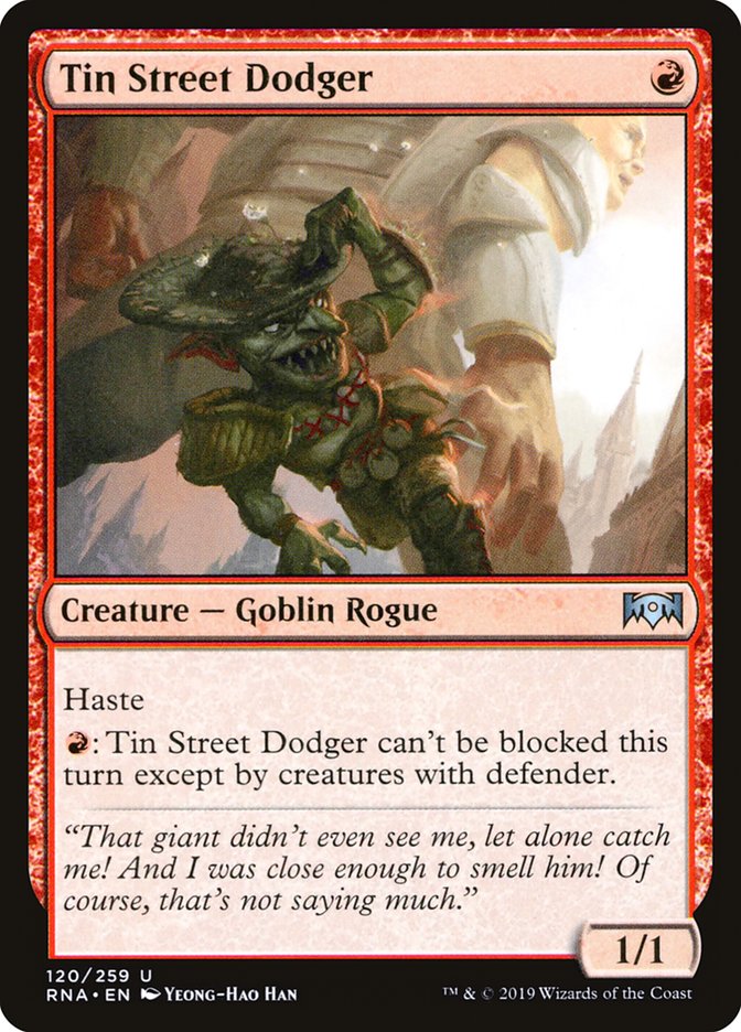 Tin Street Dodger - (Foil): Ravnica Allegiance
