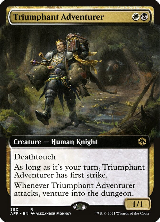Triumphant Adventurer (Extended Art): Adventures in the Forgotten Realms