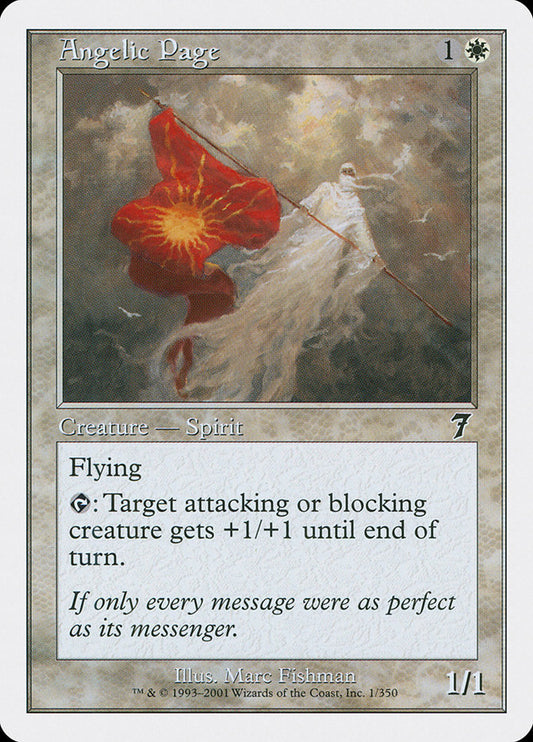 Angelic Page - (Foil): Seventh Edition