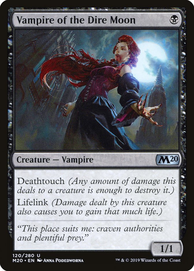 Vampire of the Dire Moon - (Foil): Core Set 2020