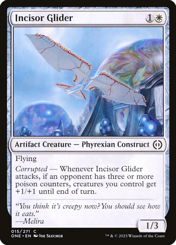 Incisor Glider - (Foil): Phyrexia: All Will Be One