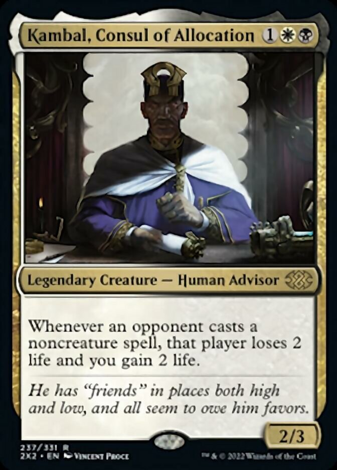 Kambal, Consul of Allocation - (Foil): Double Masters 2022