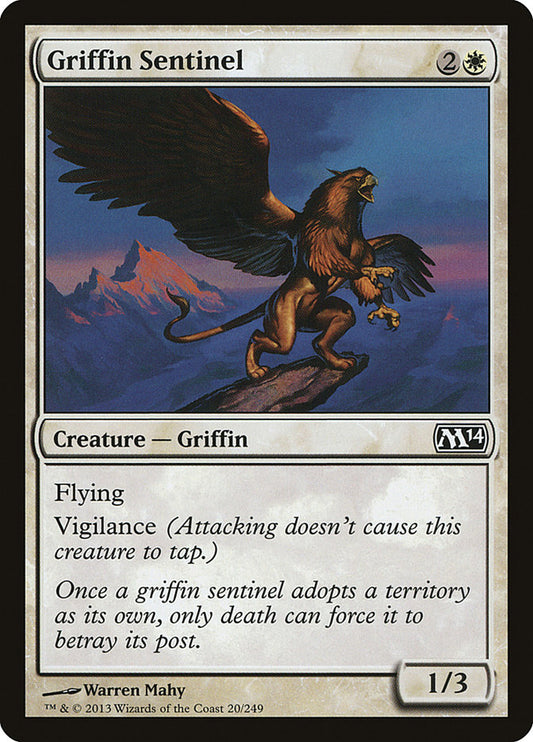 Griffin Sentinel - (Foil): Magic 2014