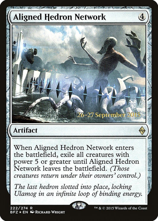 Aligned Hedron Network (Prerelease) (Battle for Zendikar) - (Foil): Battle for Zendikar Promos