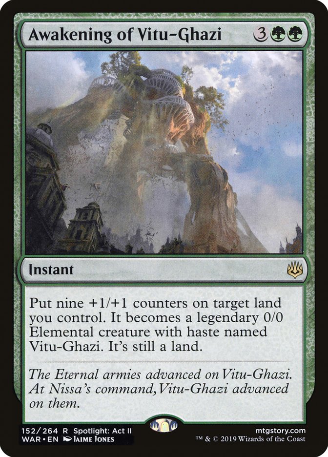 Awakening of Vitu-Ghazi - (Foil): War of the Spark