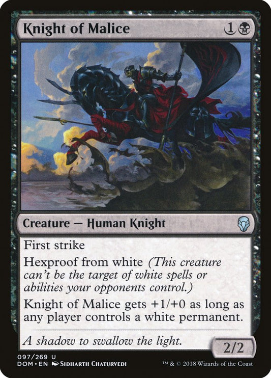 Knight of Malice: Dominaria