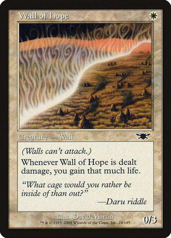 Wall of Hope - (Foil): Legions