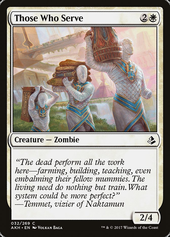Those Who Serve - (Foil): Amonkhet