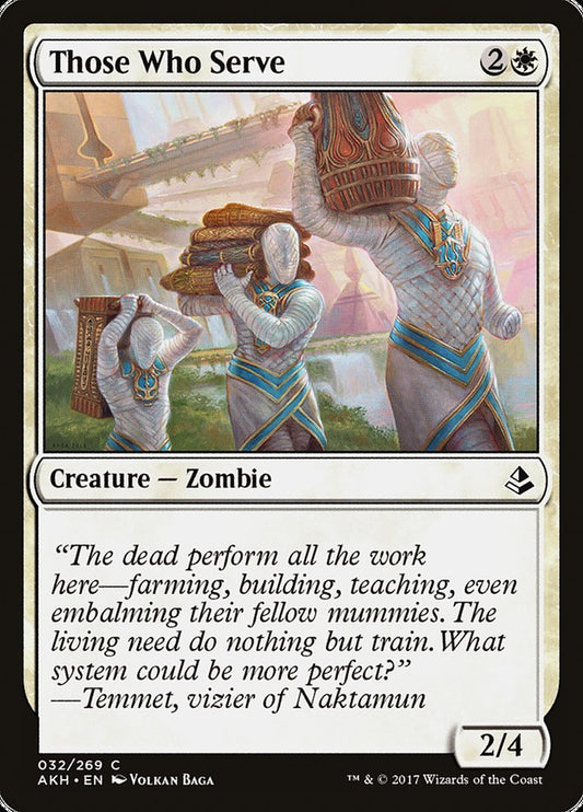 Those Who Serve - (Foil): Amonkhet