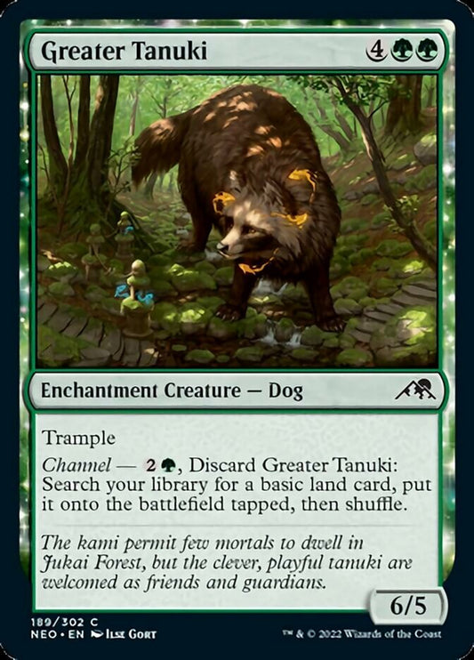 Greater Tanuki: Kamigawa: Neon Dynasty