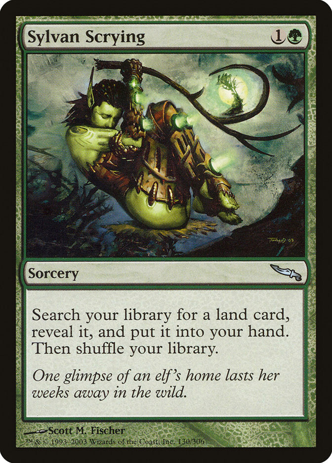 Sylvan Scrying: Mirrodin