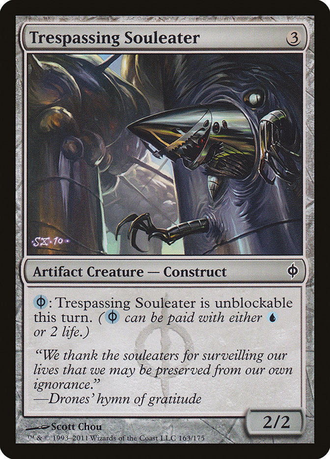 Trespassing Souleater - (Foil): New Phyrexia