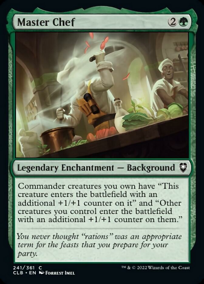 Master Chef - (Foil): Commander Legends: Battle for Baldur's Gate