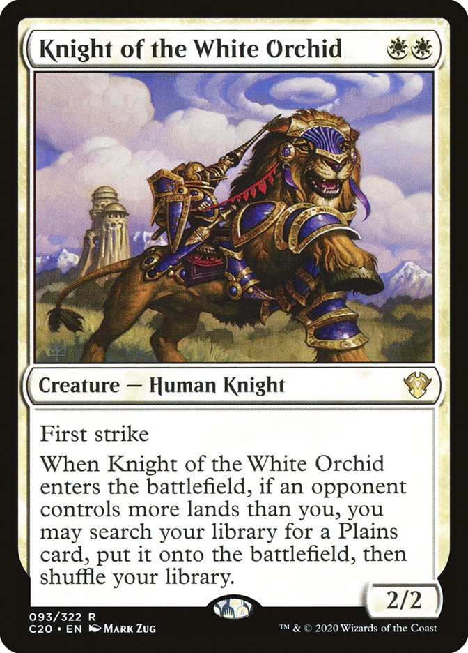 Knight of the White Orchid: Commander 2020