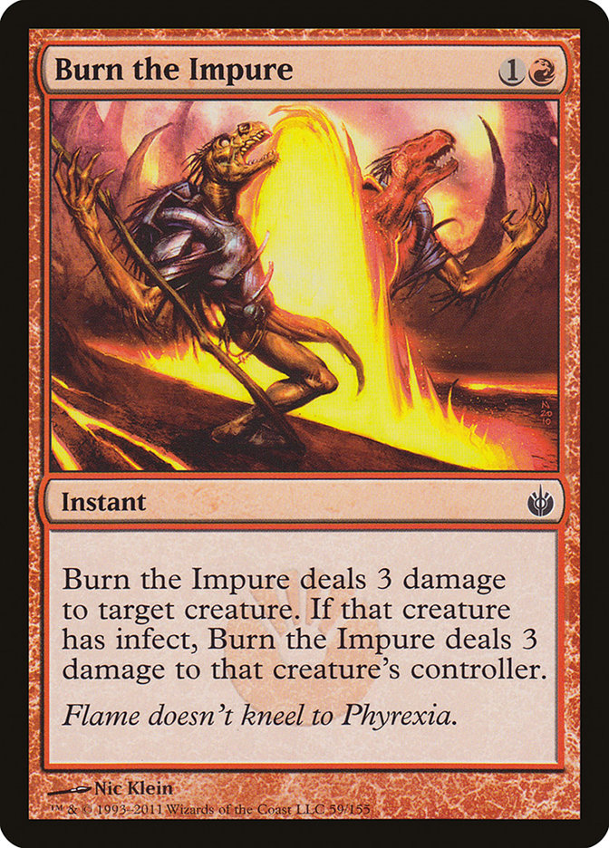 Burn the Impure: Mirrodin Besieged